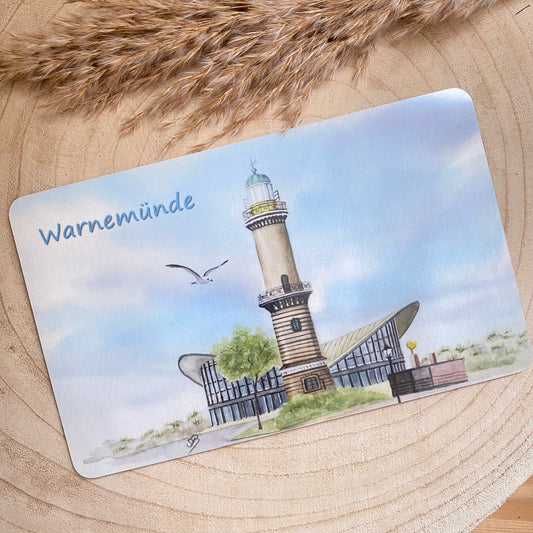 Frühstücksbrettchen -Warnemünde/Teepott Q-