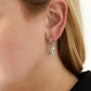 Ohrhänger Edelstahl Silber -Seestern/Perle-
