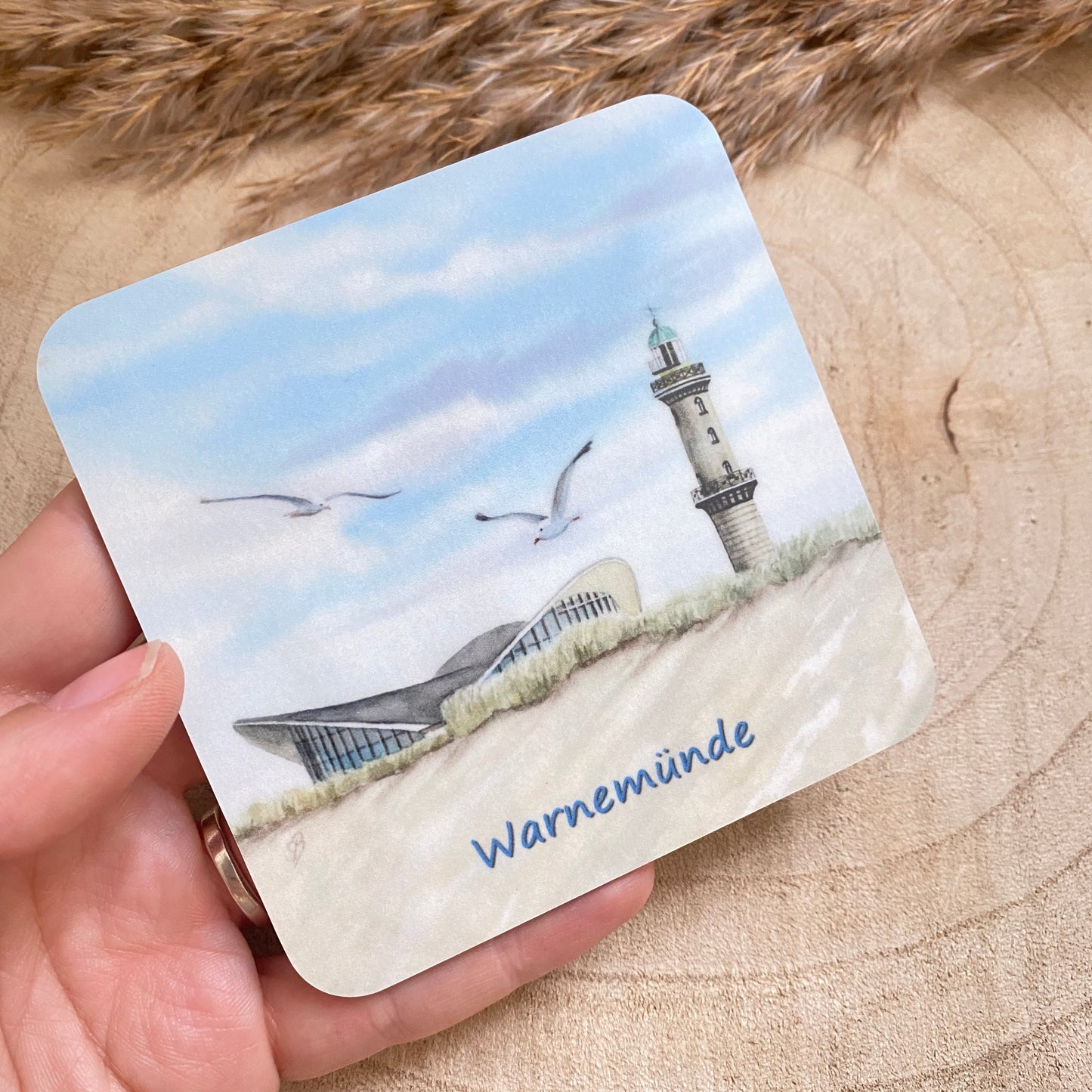 Untersetzer -Warnemünde/Düne Q-