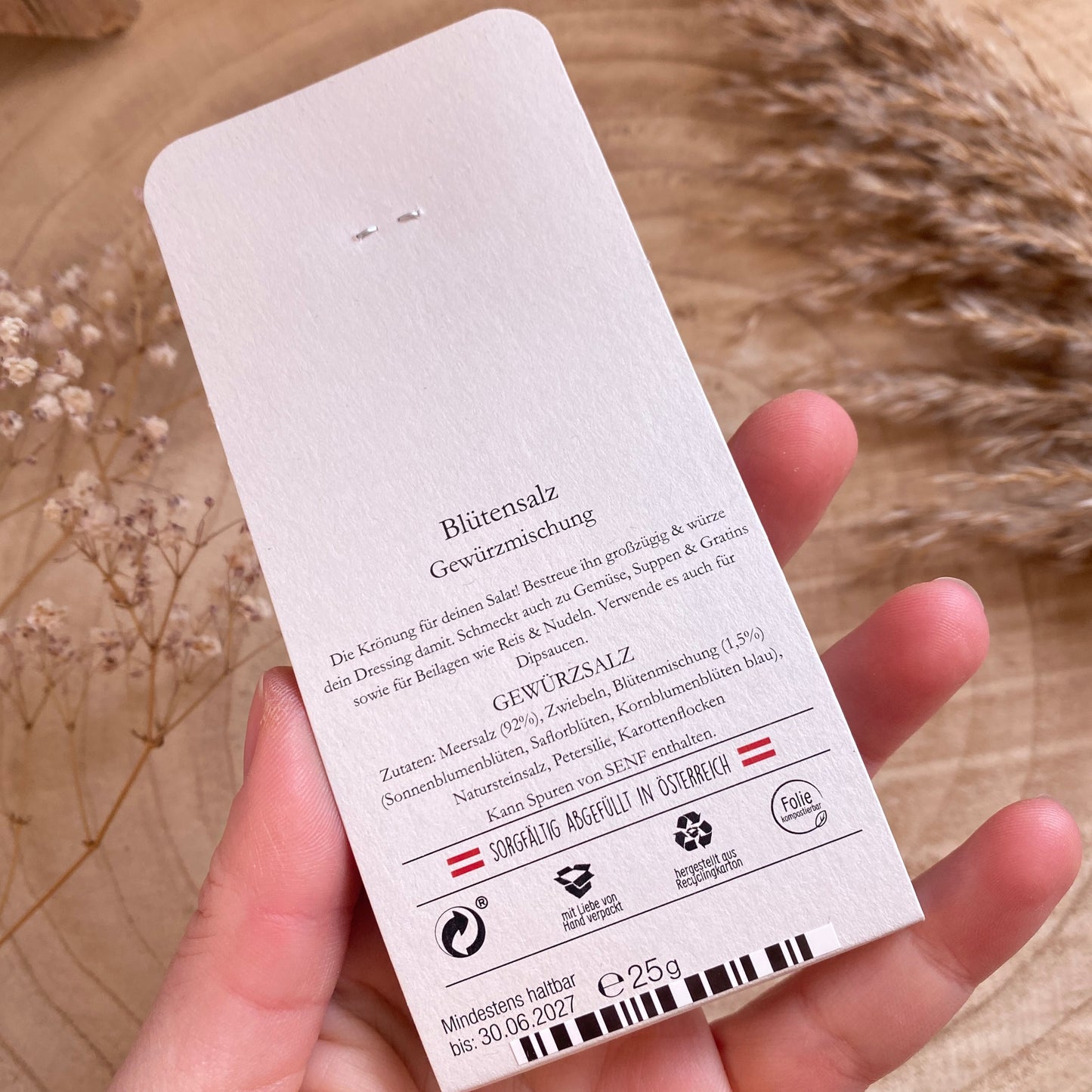 Gewürz Genusskarte -Happy Birthday-