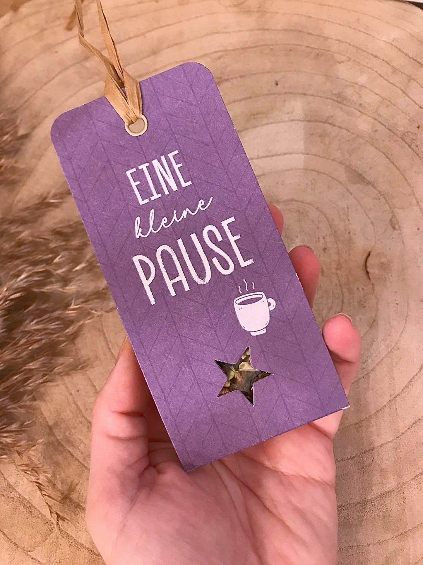 Tee Anhänger -Eine kleine Pause-