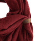 Schal Uni -Bordeaux-