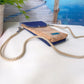 Handytasche *Anker* Gold/Nachtblau/Kork Hellbraun
