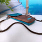Handytasche *Anker* Kupfer/Petrol/Kork Braun Bronze