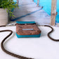 Handytasche *Anker* Kupfer/Petrol/Kork Braun Bronze