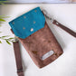 Handytasche *Anker* Kupfer/Petrol/Kork Braun Bronze