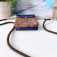 Handytasche *ohne Motiv* Nachtblau/Kork Braun Bronze