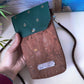 Handytasche *Anker* Kupfer/Dunkelgrün/Kork Braun Bronze