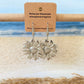Ohrhänger Edelstahl -Silber Sunflower-