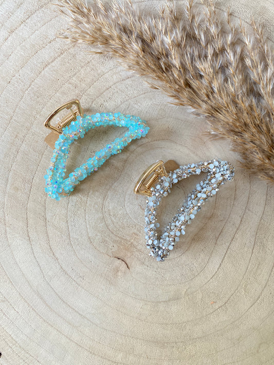 Haarklammer Glitter -Metallic-