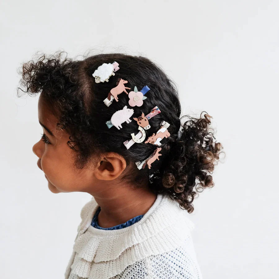 Haarclip Set -Pferde/Hufeisen-