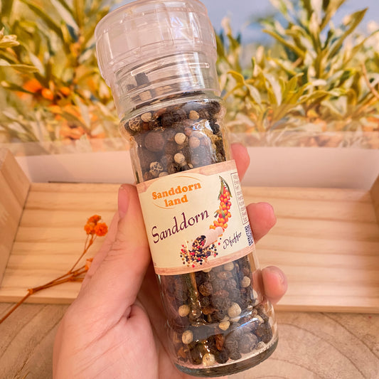 Sanddorn Pfeffermischung -Mühle-