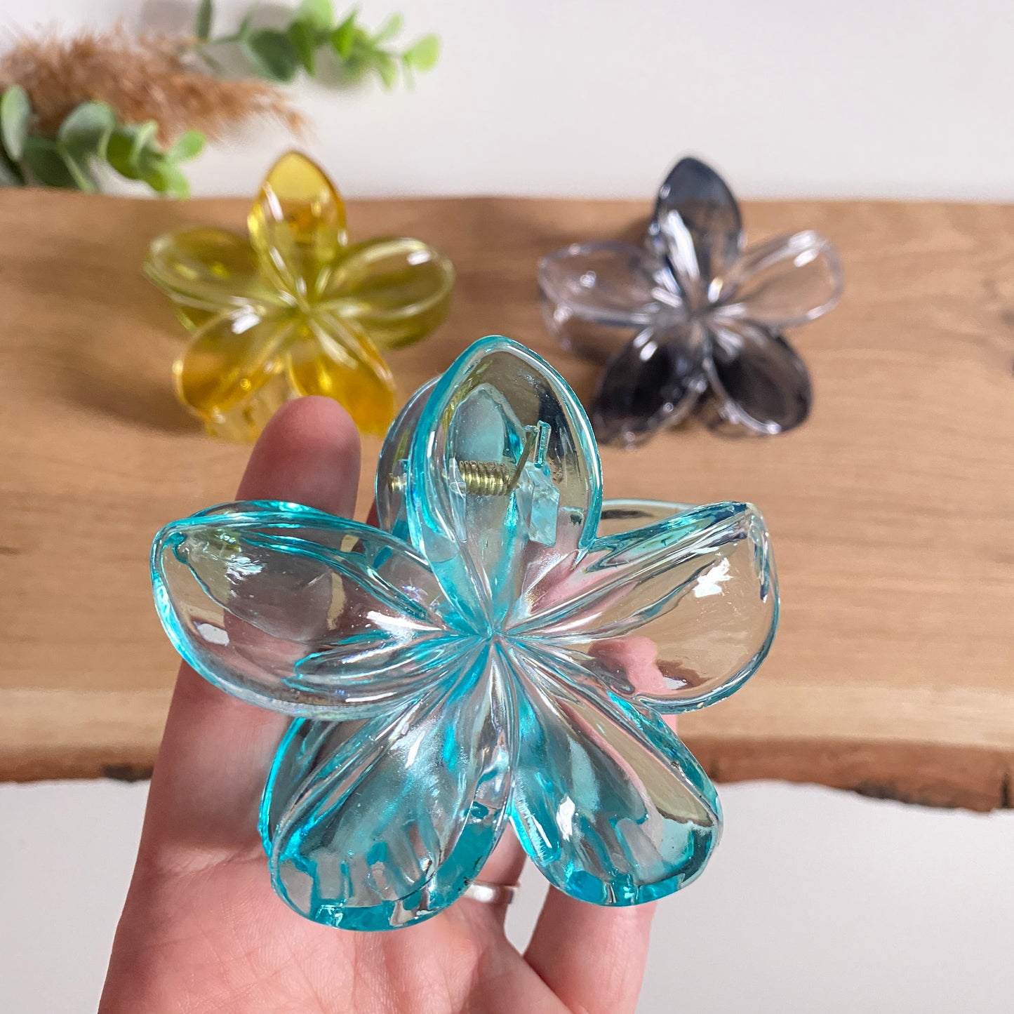 Haarklammer Flower -Verlauf-
