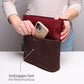 Umhängetasche Sperling Classic *Bordeaux/Kork Braun*