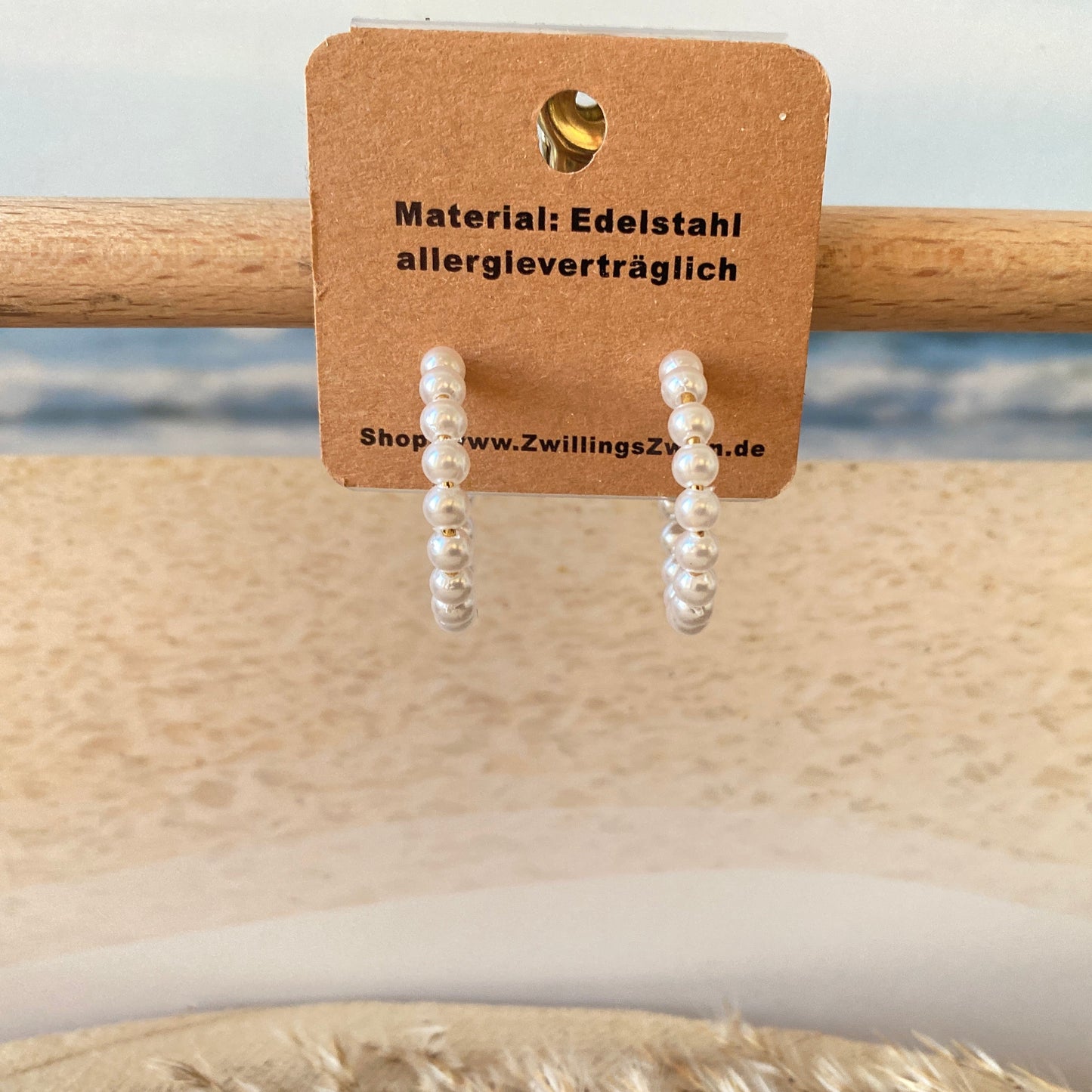 Ohrhänger Edelstahl -Perlmutt Pearls-