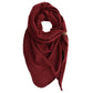Schal Uni -Bordeaux-