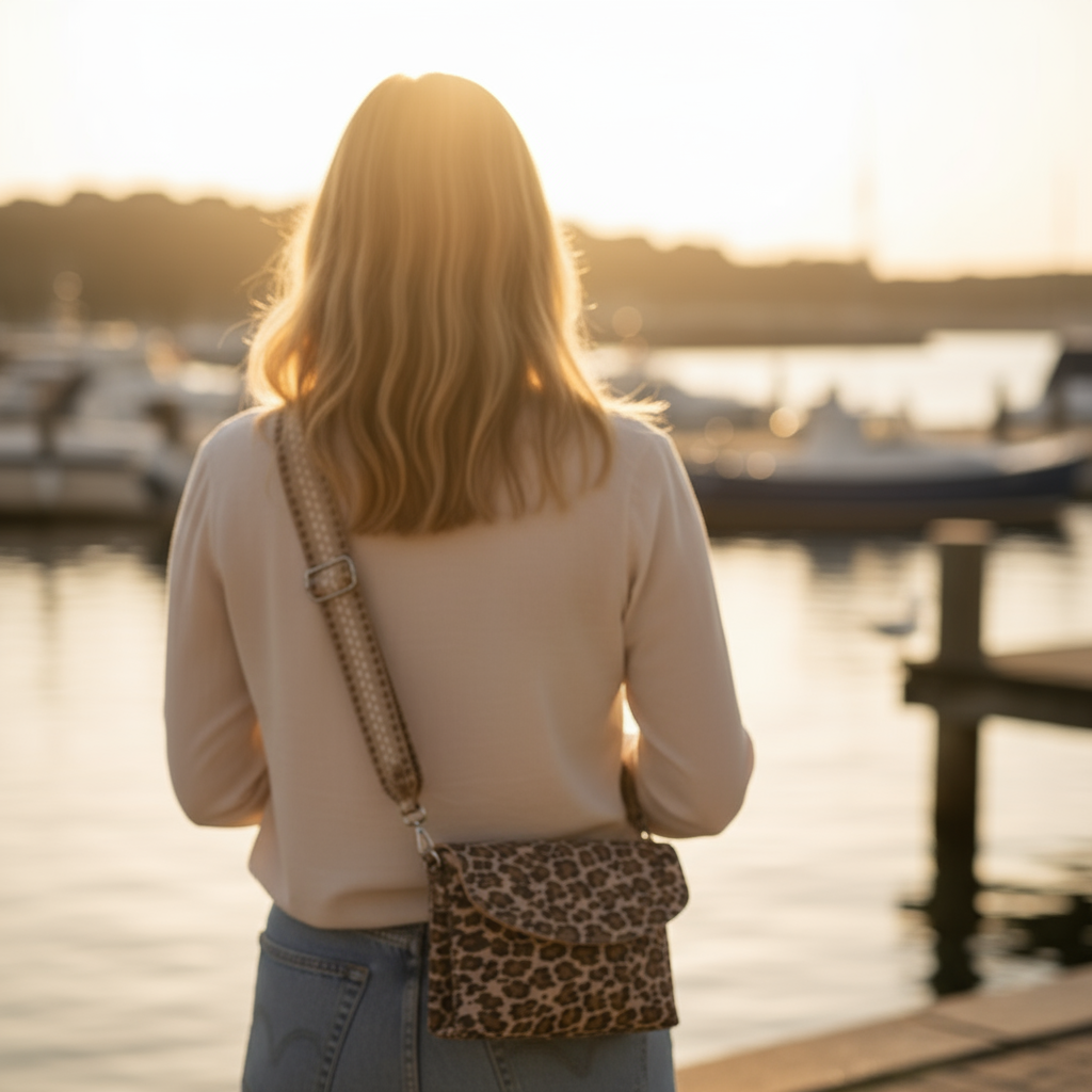 Umhängetasche Leo -Braun-