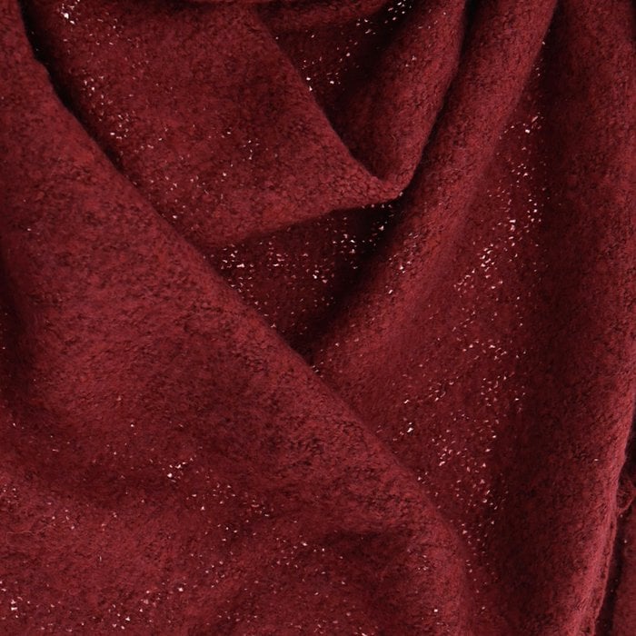 Schal Uni -Bordeaux-