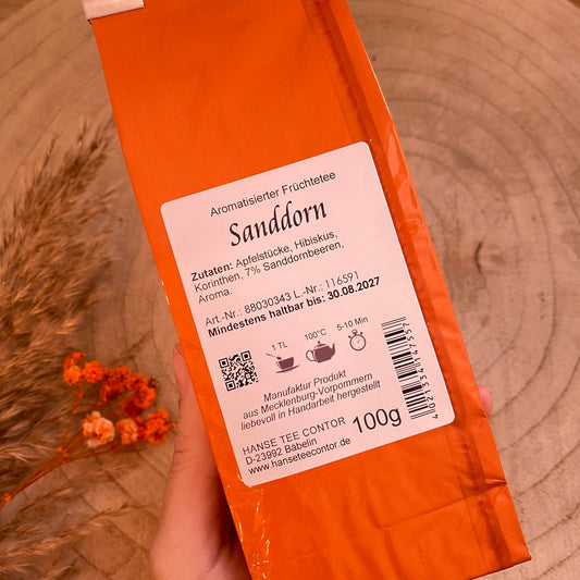 Sanddorn Tee -Früchte- Ostseezauber