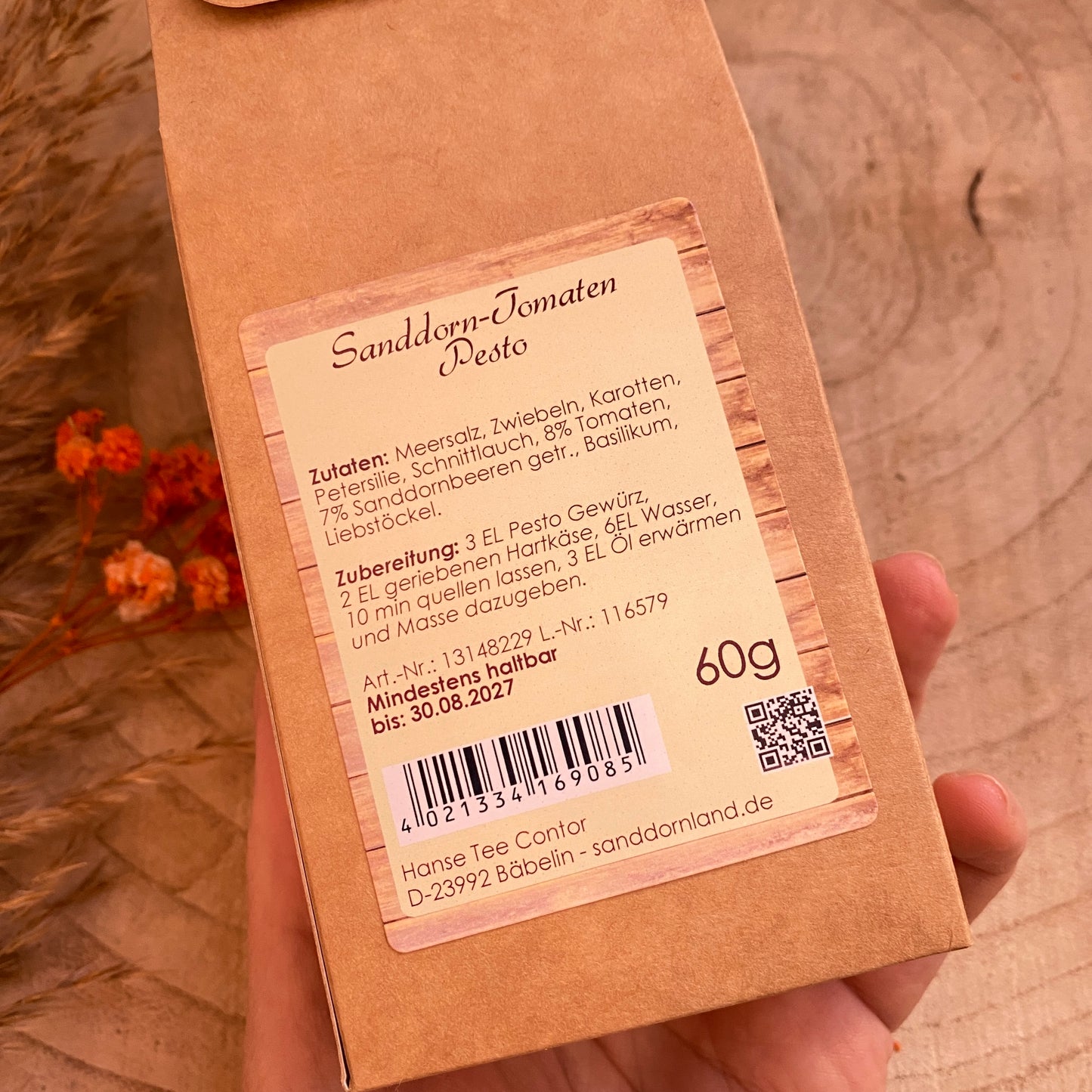 Sanddorn Tomate Pesto