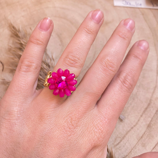 Ring elast. breit Blume