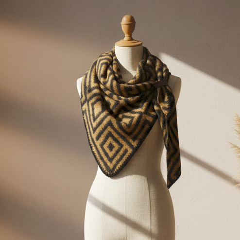 Schal Arktik -Cognac-