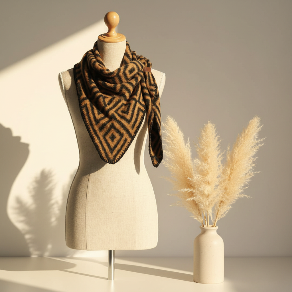 Schal Arktik -Cognac-