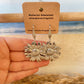 Ohrhänger Edelstahl -Silber Sunflower-