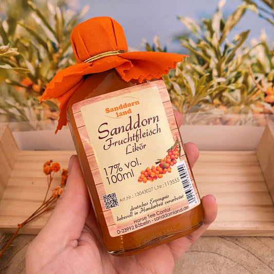 Sanddorn Fruchtfleisch Likör -100 ml-