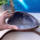 Bauchtasche *Vögel* Weiß/Nachtblau/Kork Braun