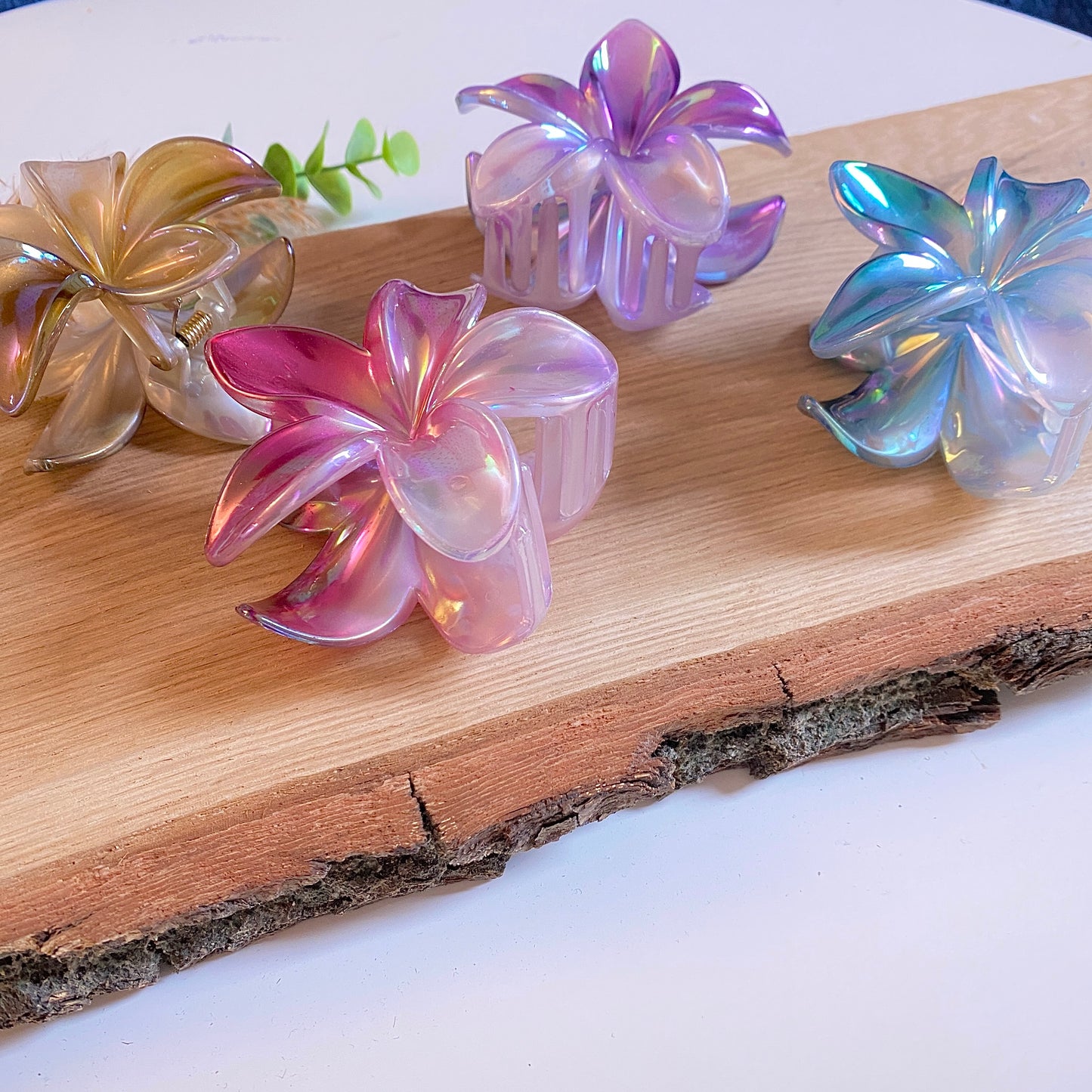 Haarklammer Flower -Silver-