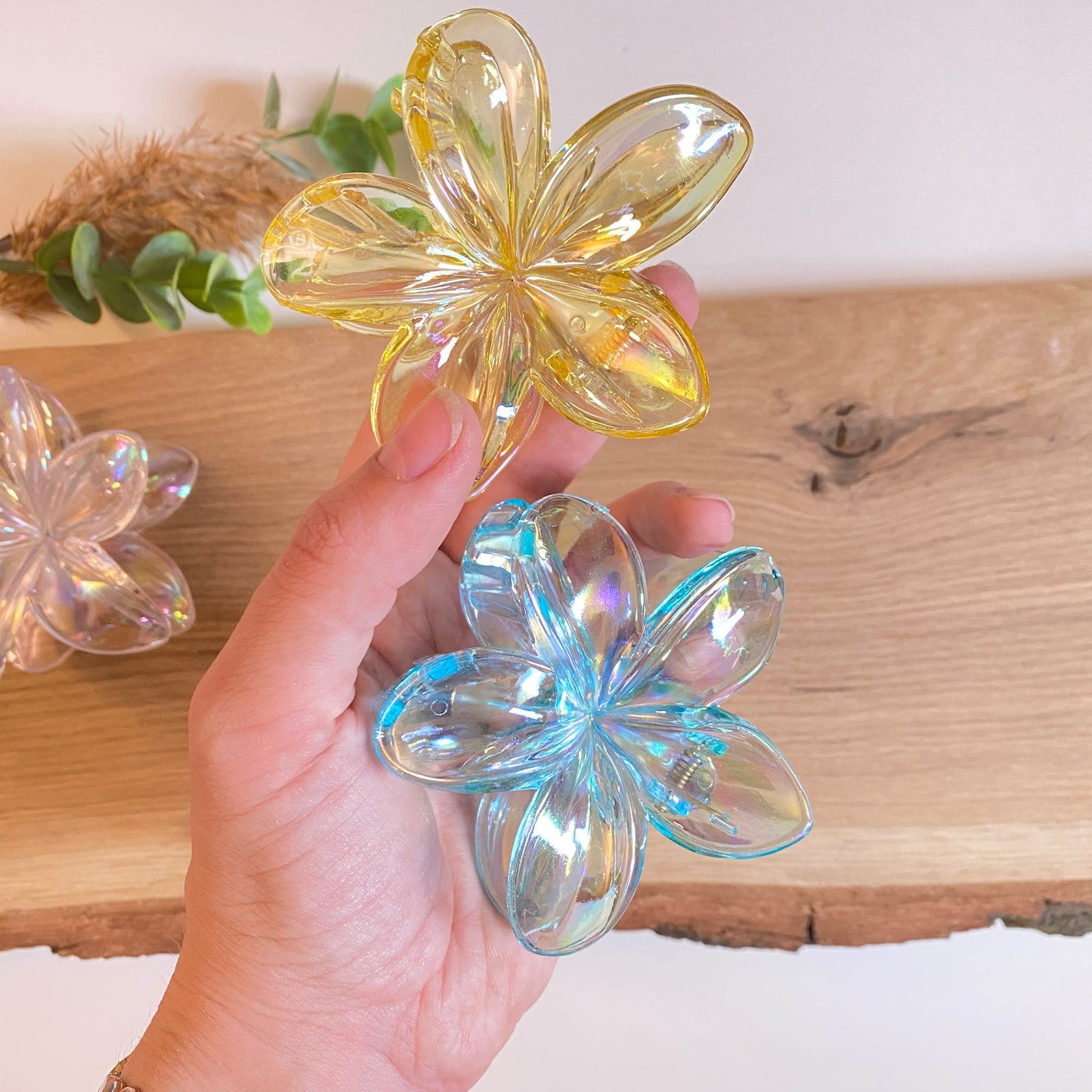 Haarklammer Flower -Mirror-