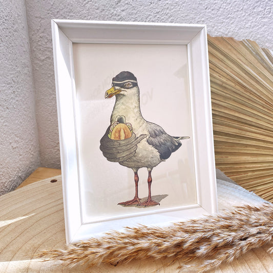 Kunstdruck 13x18 -Räubermöwe-