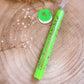 Kerze -Neon Glueckwunschlicht-