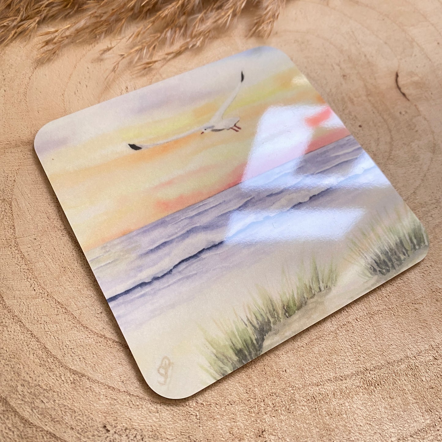 Untersetzer -Sonnenuntergang-