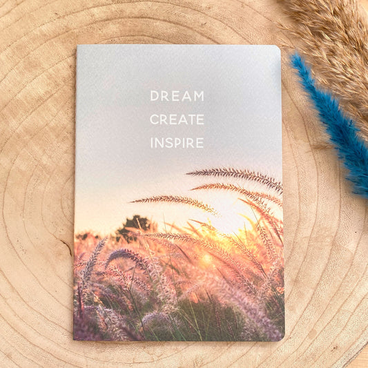Notizheft A5 -Dream/Create/Inspire-