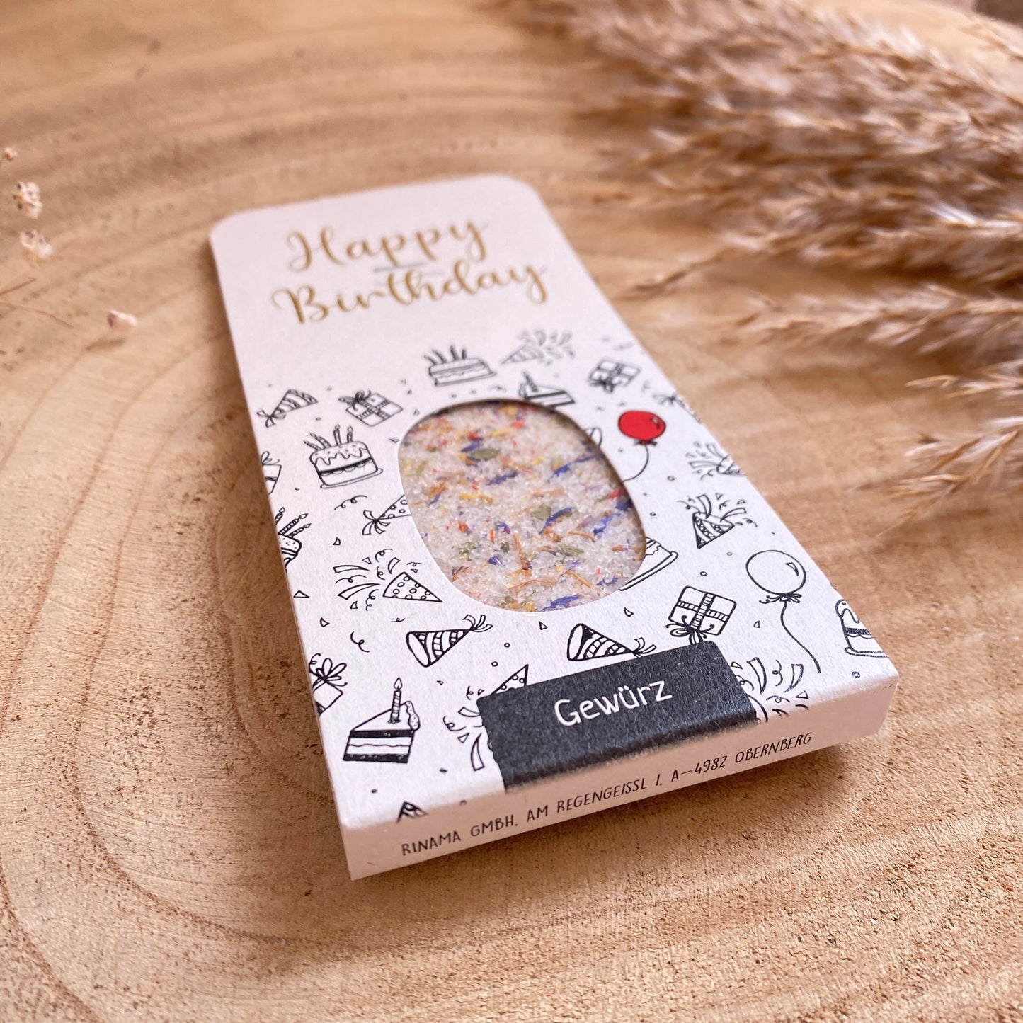 Gewürz Genusskarte -Happy Birthday-