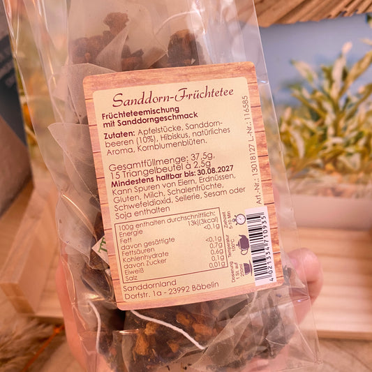 Sanddorn Tee -Früchte Teebeutel-