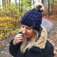 Strickmütze Nachtblau -Anker-
