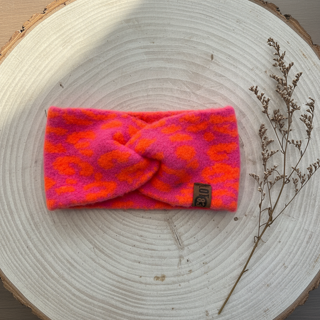 Stirnband Leo -Fuchsia-