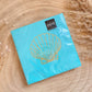 Servietten 25x25 cm -Goldene Muschel-