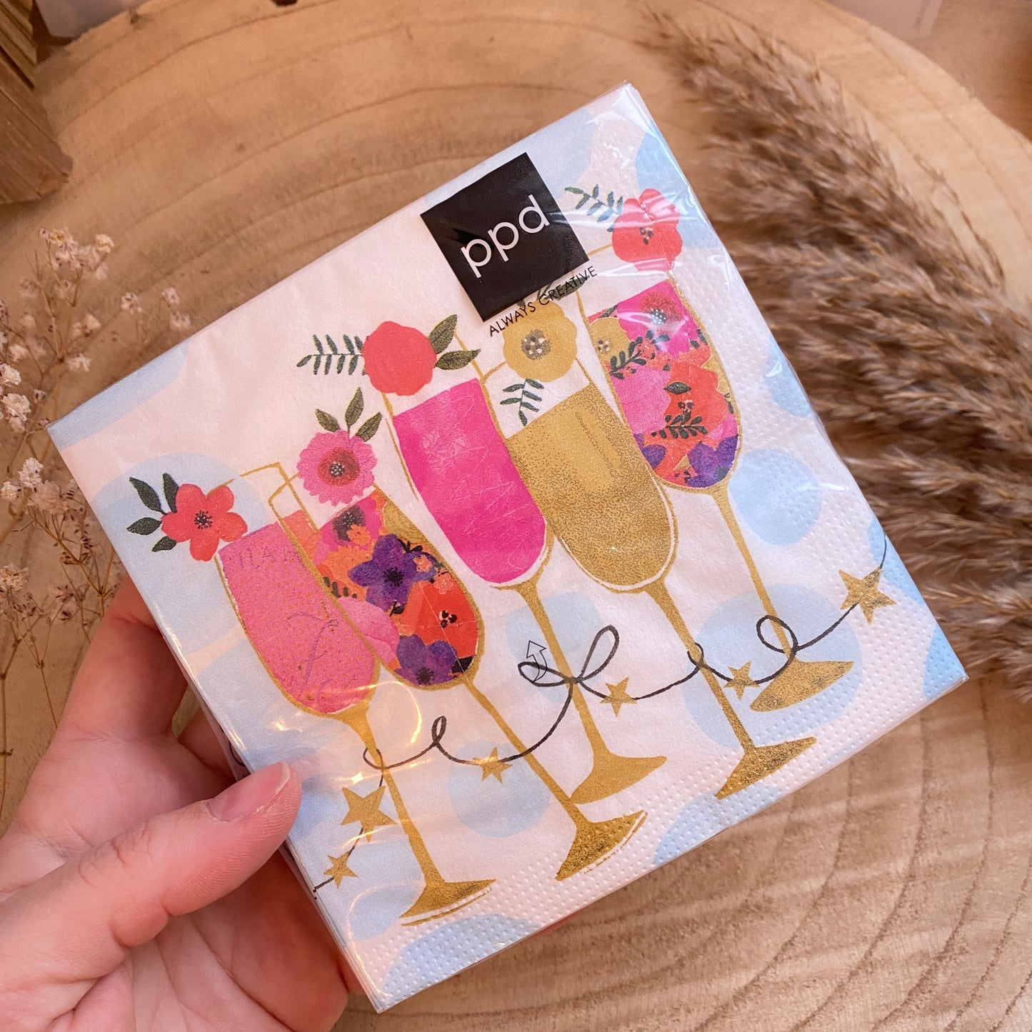 Servietten 25x25 cm -Happy Drinks-