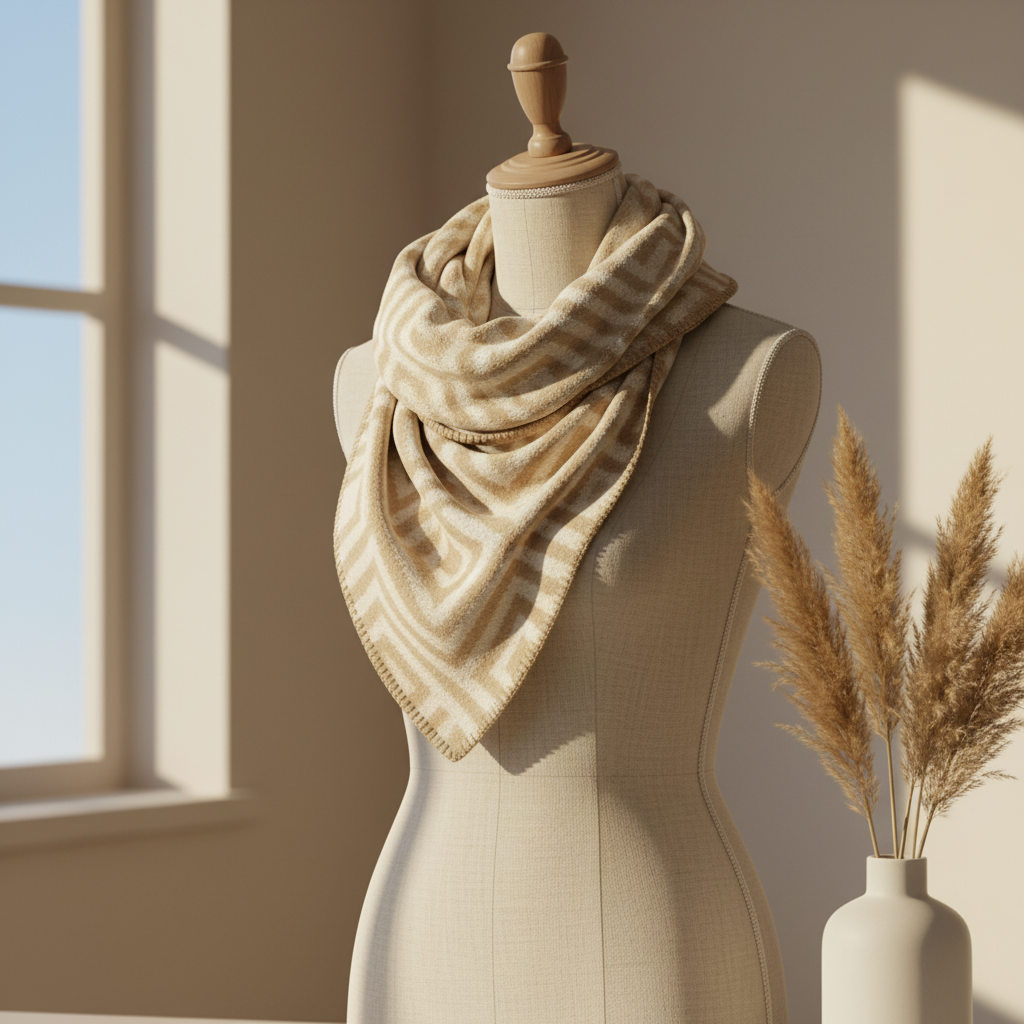 Schal Arktik -Beige-