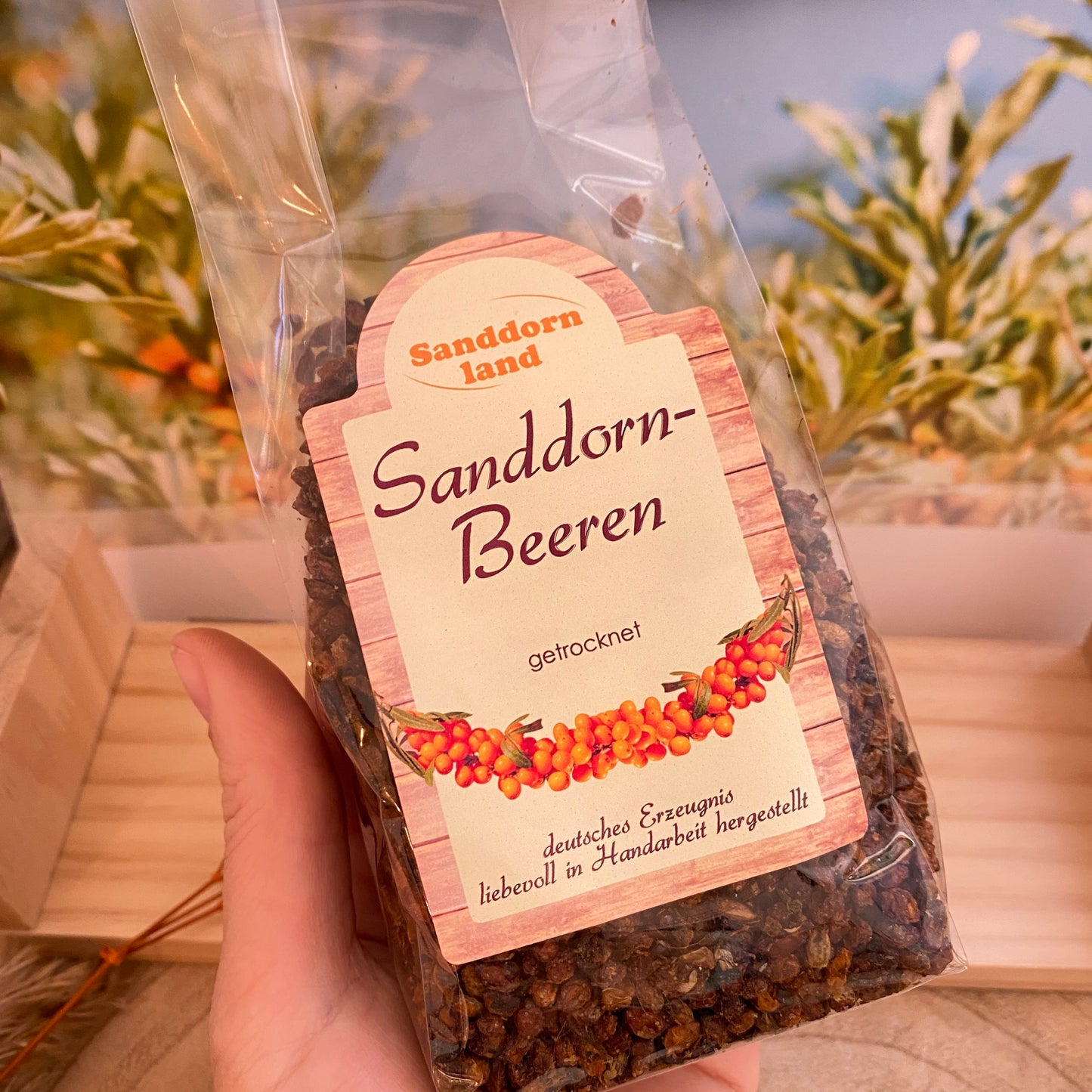 Sanddornbeeren ganz -getrocknet- 100g