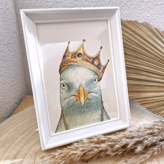 Kunstdruck 13x18 -König der Möwen-