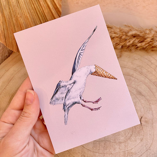 Karte -Fliegende Eismöwe-