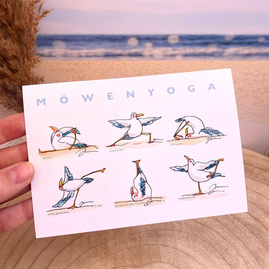 Karte -Möwenyoga-