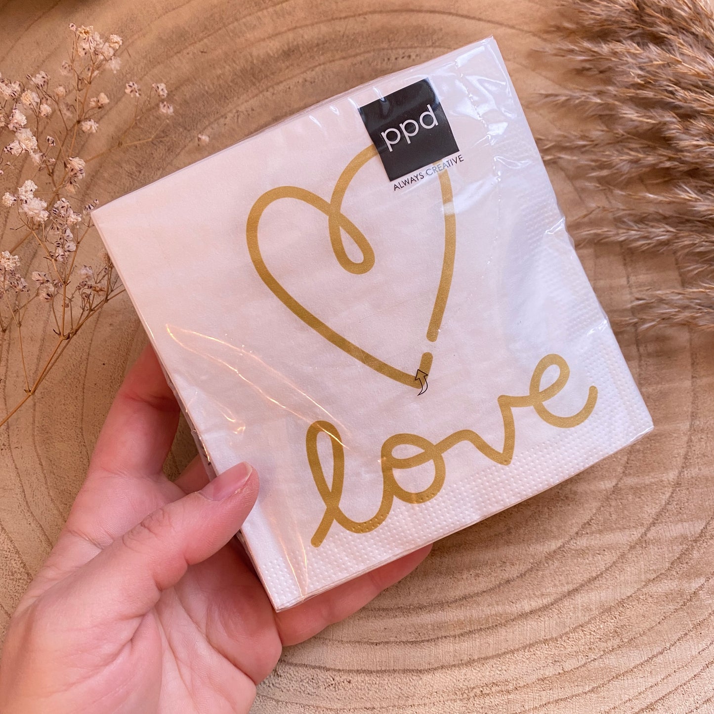 Servietten 25x25 cm -LOVE-