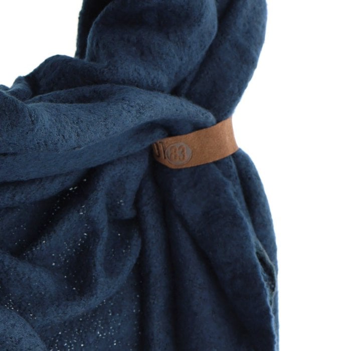 Schal Uni -Nachtblau-