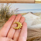 Ohrhänger Edelstahl -Swirl Gold-